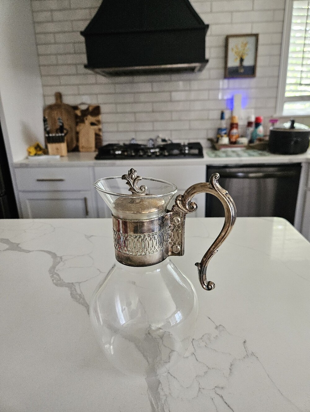 Vintage Corning Brand Glass Coffee/Tea Heat Proof Carafe